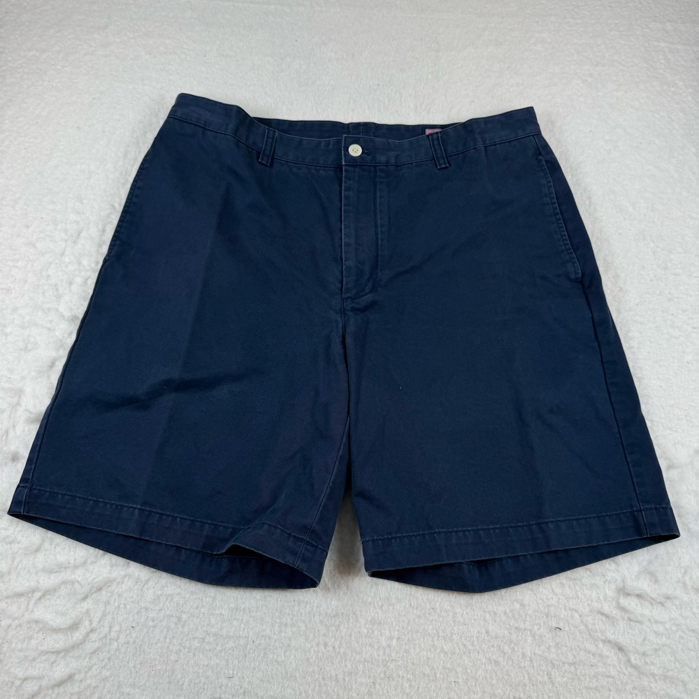 Vineyard Vines Shorts Mens Size 35 Blue Cotton Chino 9 Inseam Casual Summer